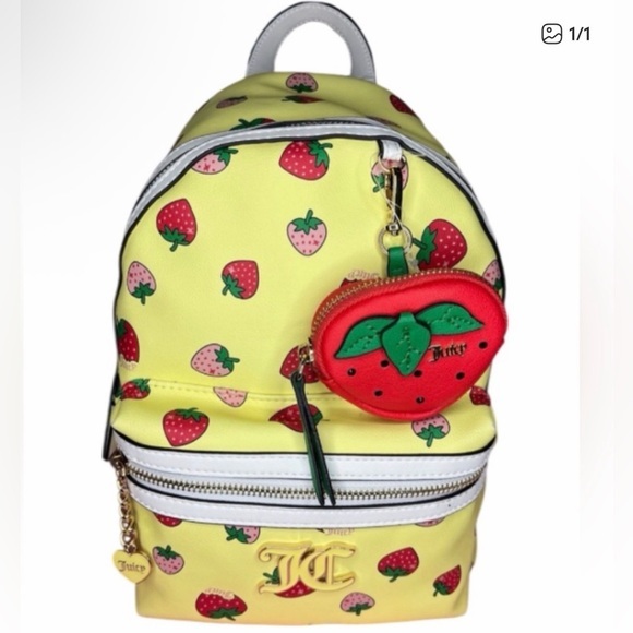 Juicy Couture Strawberry Backpack - NWT